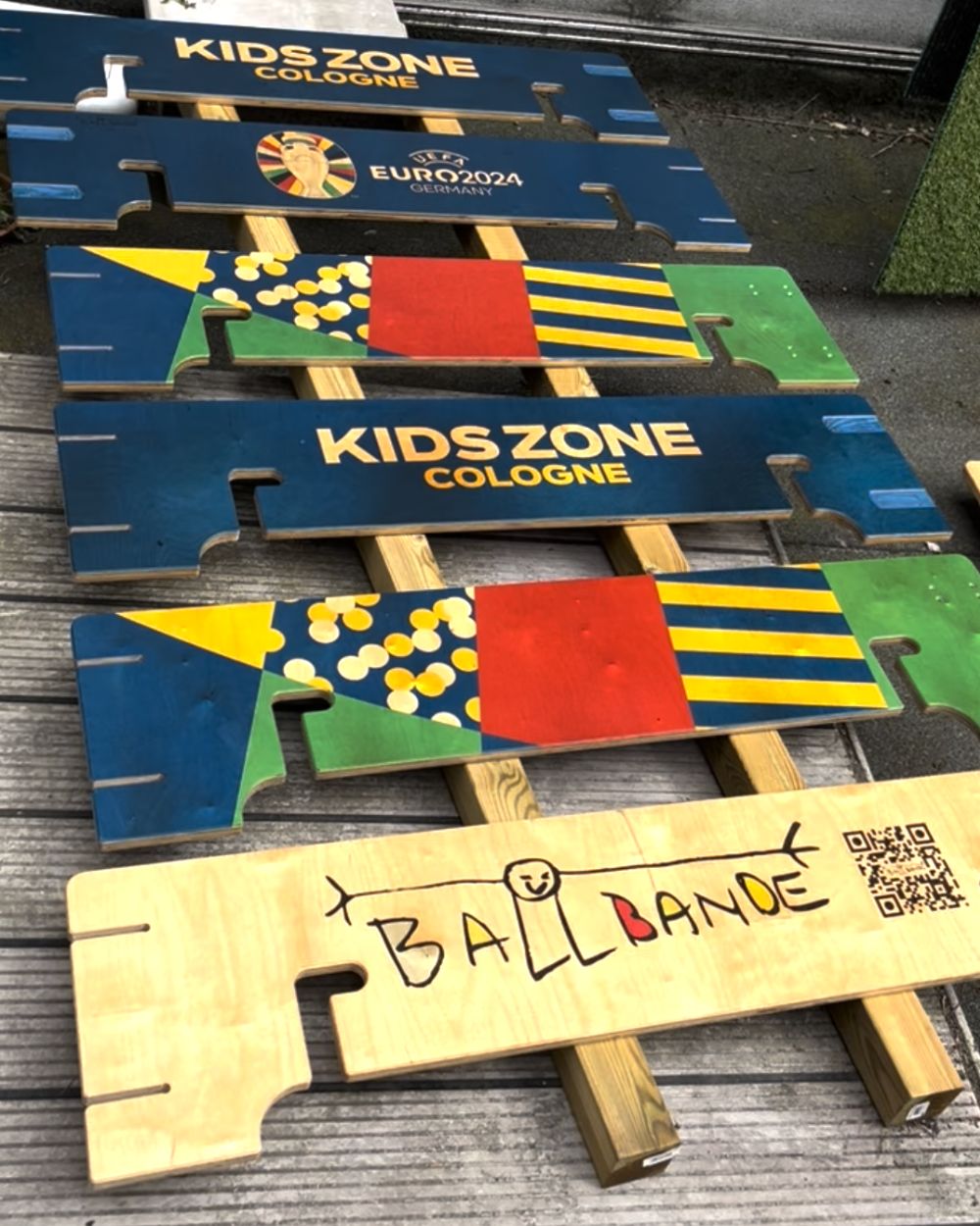 Ballbande Direktdruck Beispiel