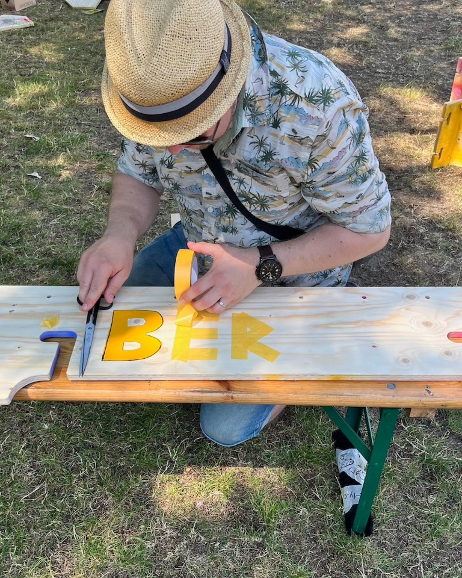 Gemeinsame Gestaltung der Ballbande