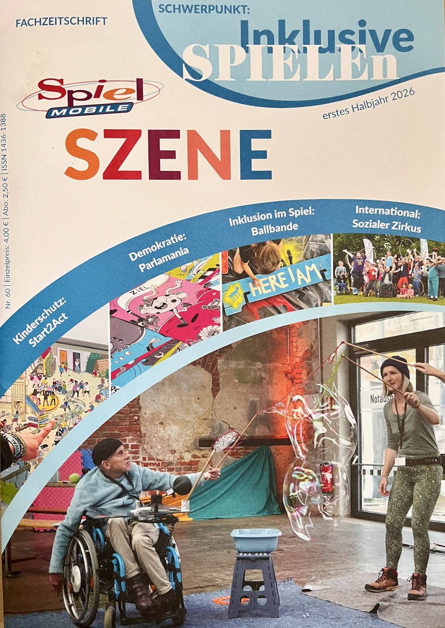 Artikel über Ballbande und Inklusion in der Spielmobilszene